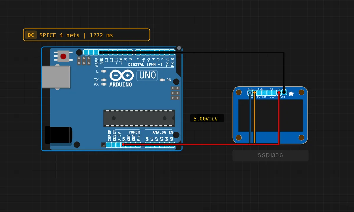 I2C Scanner (TWI) — free online circuit simulator example on Sensbench