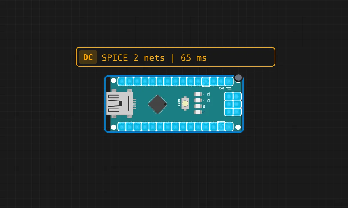 Nano: Serial Hello — free online circuit simulator example on Sensbench
