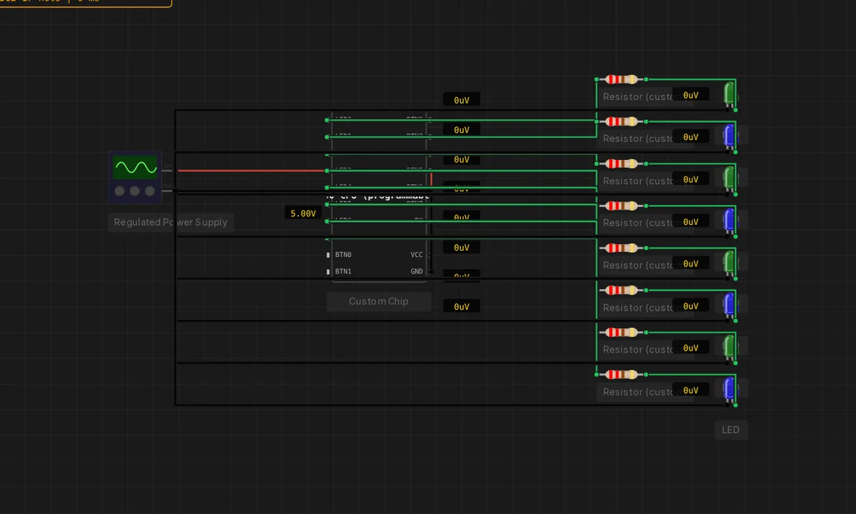 Z80 Comet Scanner — free online circuit simulator example on Sensbench